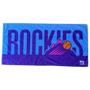 Colorado Rockies City Connect Beach Towel SGA MLB Stadium Giveaway Pool Towel